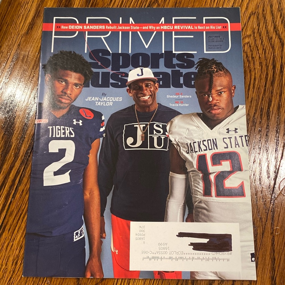 Sports Illustrated Magazine - July 2022 - Deion Sanders - NFL    men’s magazines